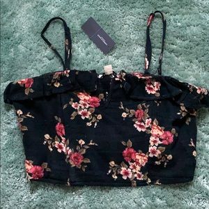 Floral crop top